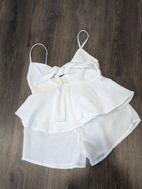 SHEIN White Casual Setbsize Small
